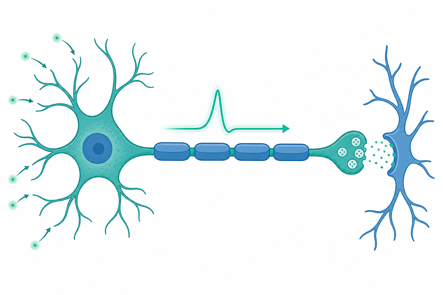 神經系統概念示意圖
